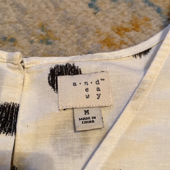 A. New. Day. Linen Blend Tank - Picture 2 of 5